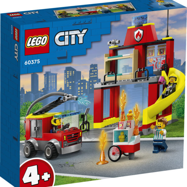 LEGO City De Brandweerkazerne en de Brandweerwagen