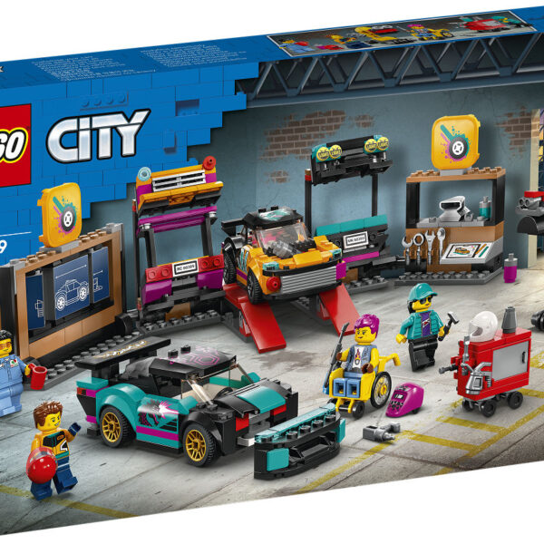 LEGO City Garage voor aanpasbare auto's