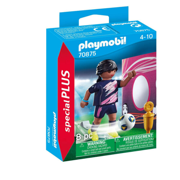 Playmobil Special Plus Voetbalster met doelmuur