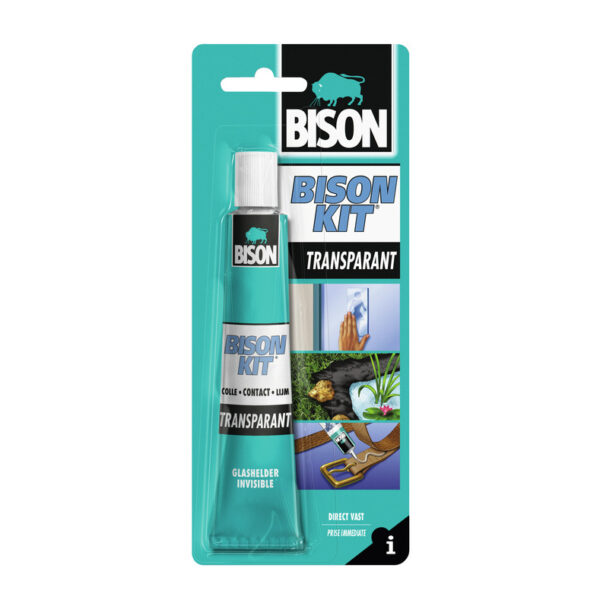 Bison Kit Transparant 50ml tube kaart
