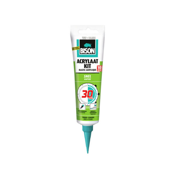 Bison Acrylaatkit 30 Minuten 150ml hangtube wit