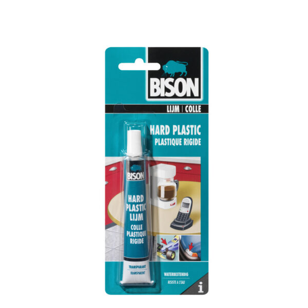 Bison Hard Plastic Lijm 25ml tube kaart