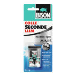 Bison Secondelijm Vloeibaar 3x1 g tube kaart