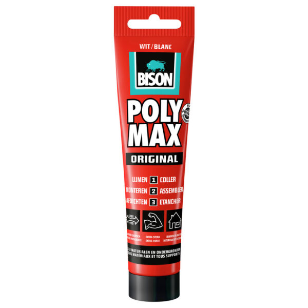 Bison Poly Max Original 165g hangtube wit