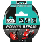 Bison Power Repair Tape zwart rol 25 meter