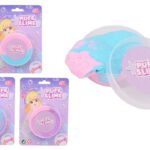 Puffy glitter slijm op blisterkaart