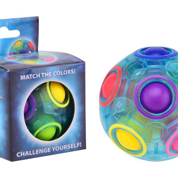 Semi-transparante magische puzzel bal in doos