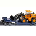 Siku Super MAN truck met JCB wiellader en dieplader/oplegger