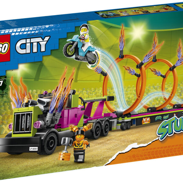 LEGO City Stuntz Stunttruck en Ring of Fire-uitdaging
