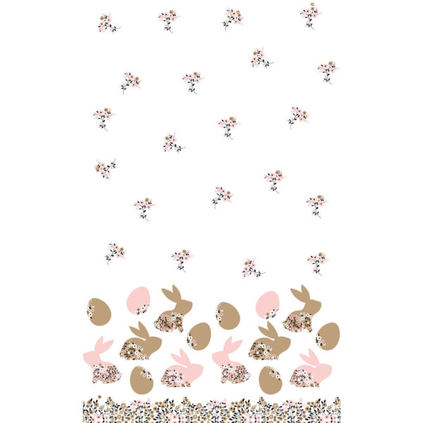 Duni Tafellaken Dunicel Blooming Bunnies 138x220cm