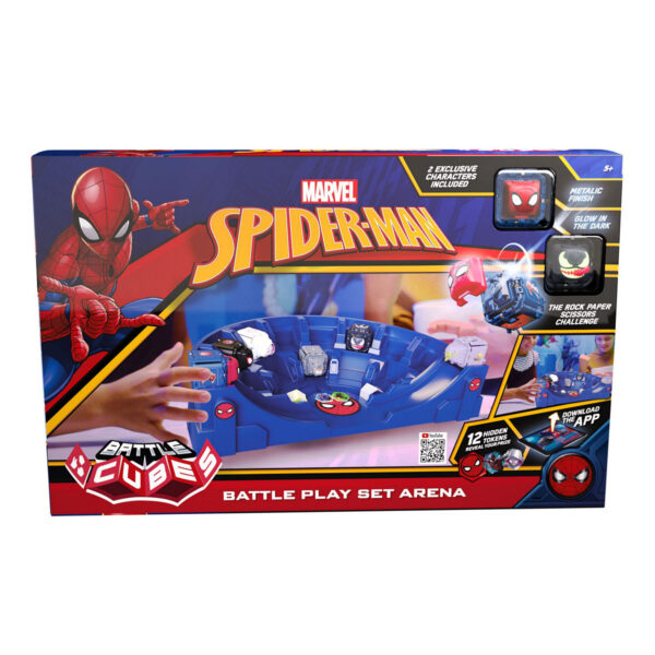Battle Cube Arena - Glow Venom vs. Metallic Spiderman