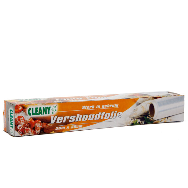 Cleany huishoudfolie 30cm rol 30 meter