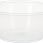 Re-Usable Transparant Schaal PP 750 set 2 stuks