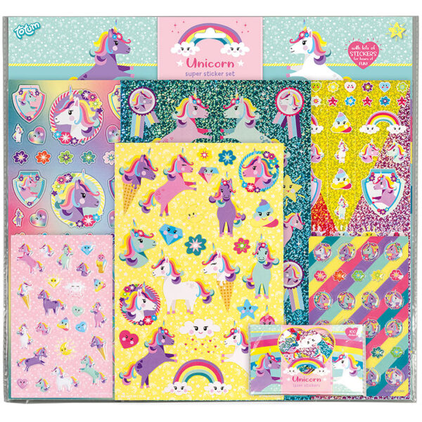 Totum Unicorn Super Sticker Set