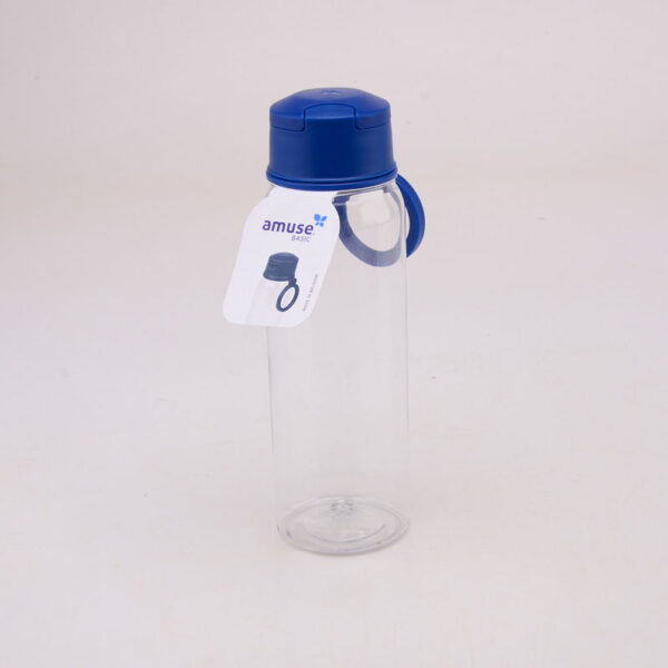 Amuse Waterfles 500ml met clip - blauw