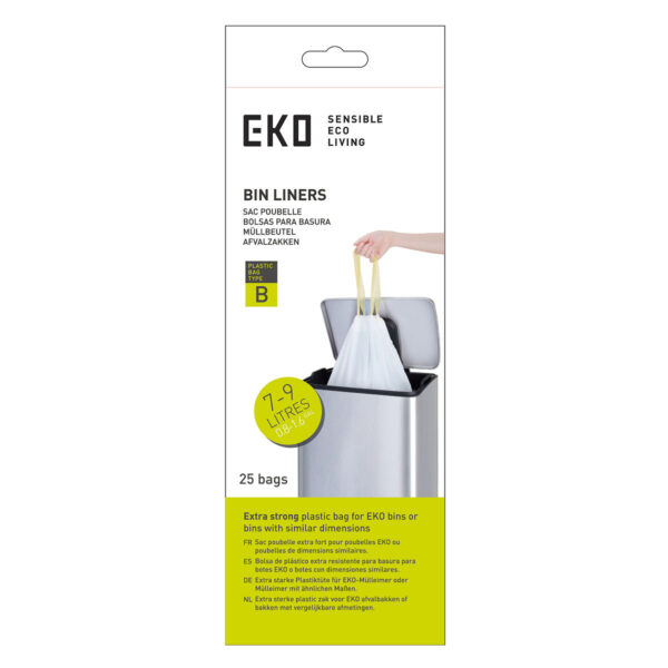 EKO afvalzak type B 7-9L - 25 stuks/rol