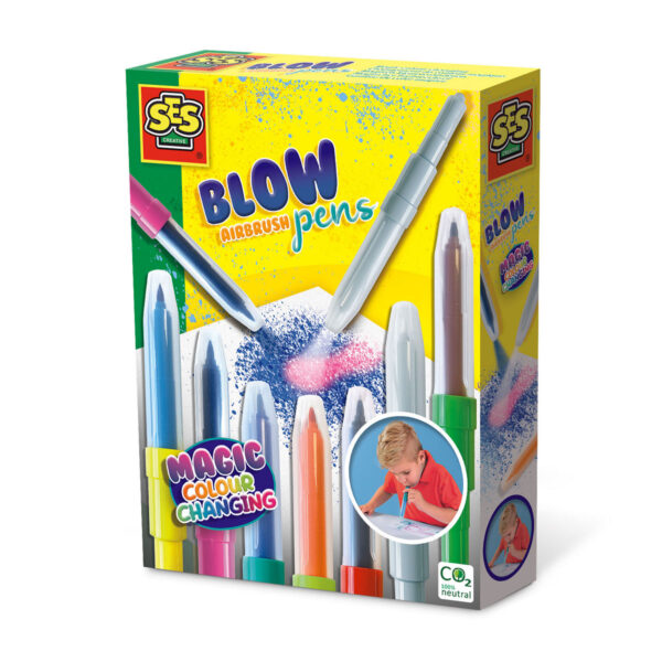 SES Blow airbrush pens - Magisch kleurveranderen