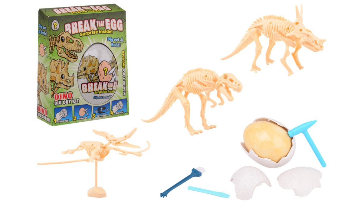 Break That Egg - Dino fossiel in doos