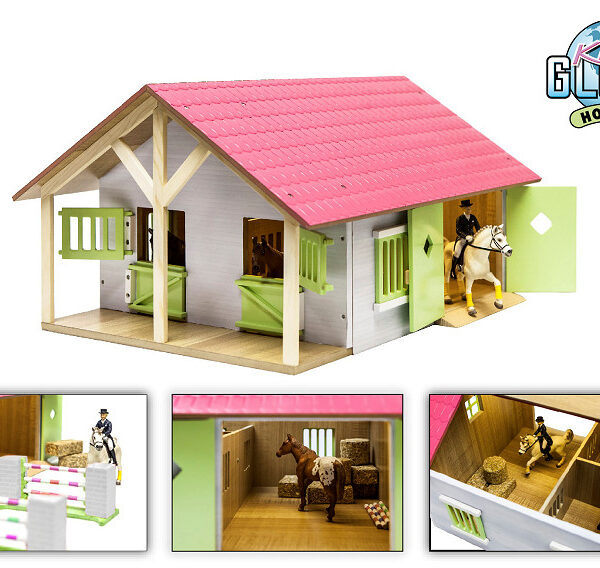 Kids Globe Paardenstal 51x40,5x27,5cm