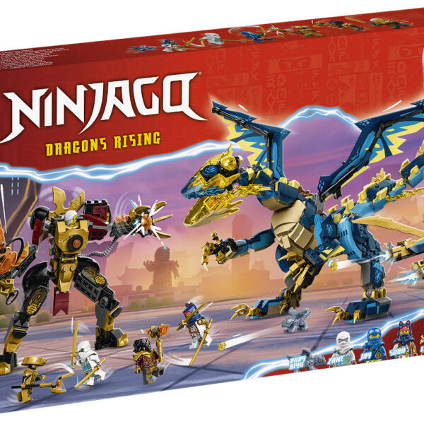 LEGO Ninjago Elementdraak vs. de mecha van de keizerin