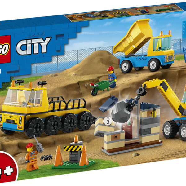 LEGO City Voertuigen Kiepwagen, bouwtruck en sloopkraan