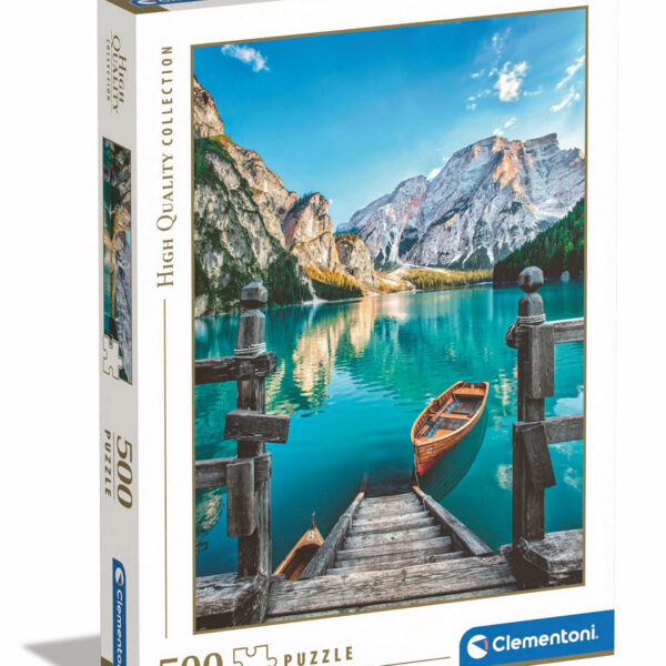 Clementoni Puzzel 500 stukjes Braies Lake