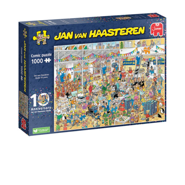 Puzzel 1000 st. JvH 10 jaar Studio van Haasteren