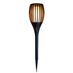 Solar LED fakkel flame zwart 58cm