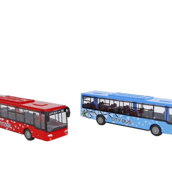 2-Play Stadsbus die cast pull back ass 15cm