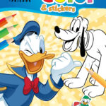 Walt Disney color and stickers - Mickey and Friends