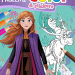 Walt Disney color and stickers - Frozen