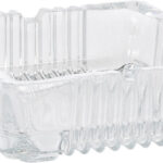 Asbak glas virkant 10x10cm