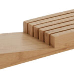 Bamboe messenblok voor 5 messen