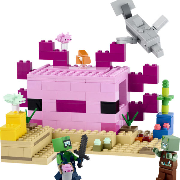 LEGO Minecraft Het axolotlhuis