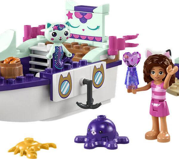 LEGO Gabby's Dollhouse Vertroetelschip van Gabby en Meermink