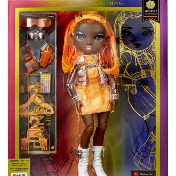 Rainbow High S23 Fashion Doll - Michelle St. Charles (Orange