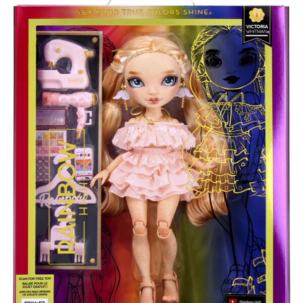 Rainbow High S23 Fashion Doll - Victoria Whitman (Light Pink