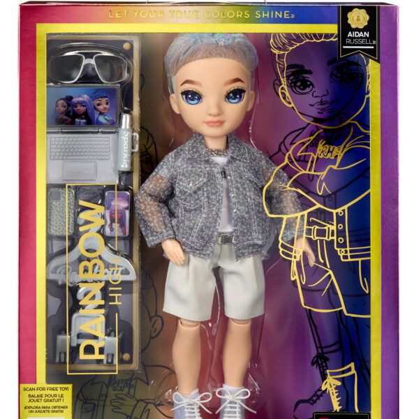 Rainbow High S23 Fashion Doll - Aidan Russell (Purple)