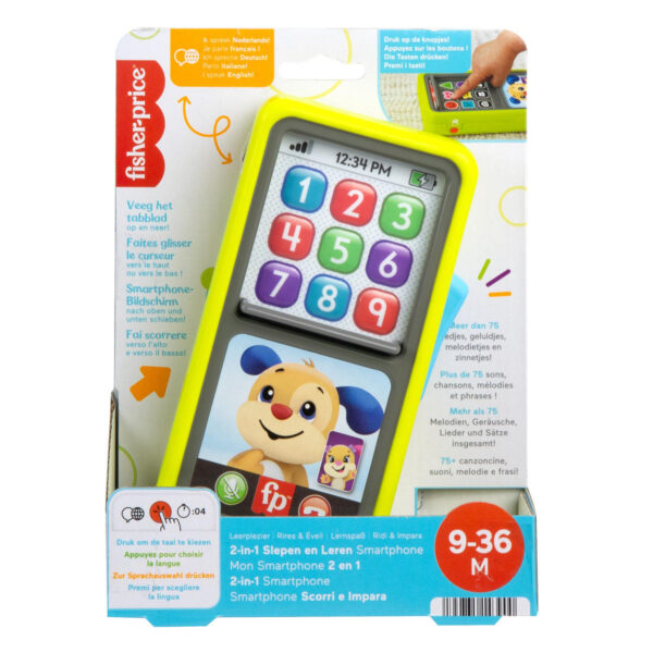 Fisher-Price 2-in-1 Schuivend Leren Smartphone