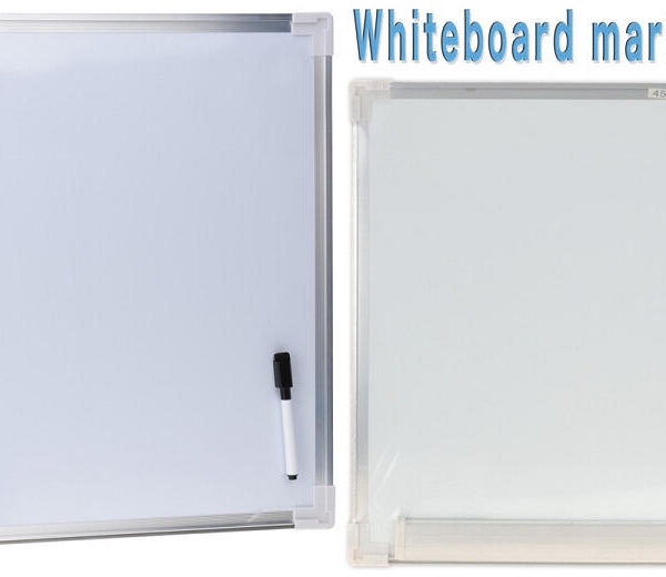 Whiteboard aluminium 45x60cm met accesoirens