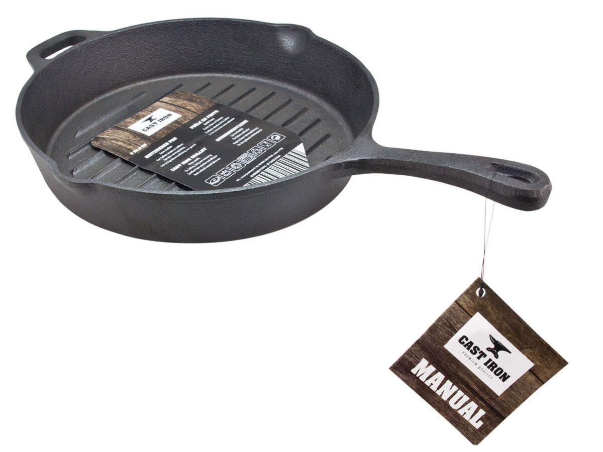 Grillpan 26,5cm gietijzer