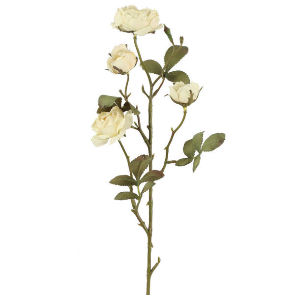 Kunstbloem Rosa wit 58cm