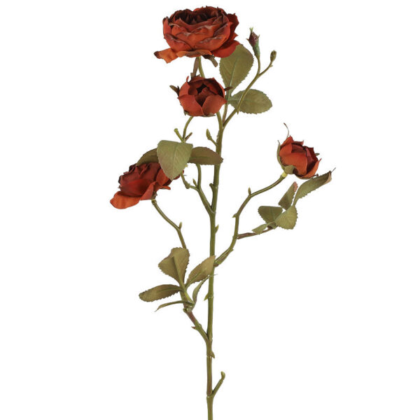 Kunstbloem Rosa rood 58cm