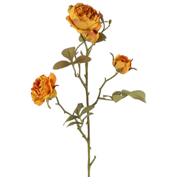 Kunstbloem Rosa oranje 58cm