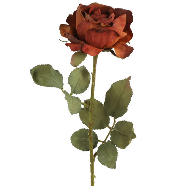 Kunstbloem Rosa rood 61,5cm