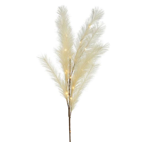 Kunstbloem Pluim LED timer Pampas gold 90cm