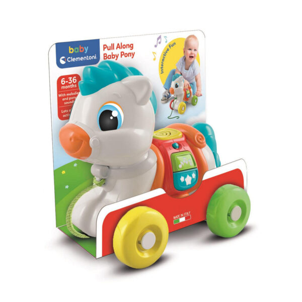 Clementoni Baby Interactieve Pony met trekkoord