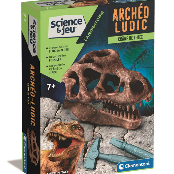 Wetenschap en Spel Archeospel T-Rex Schedel (Frans)