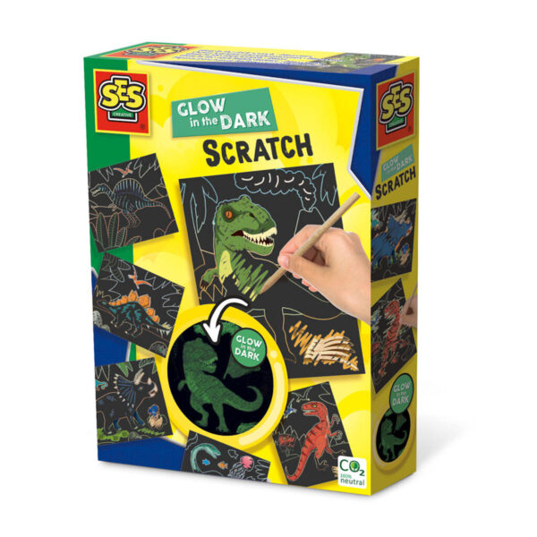 SES Glow in the dark scratch - Dinos