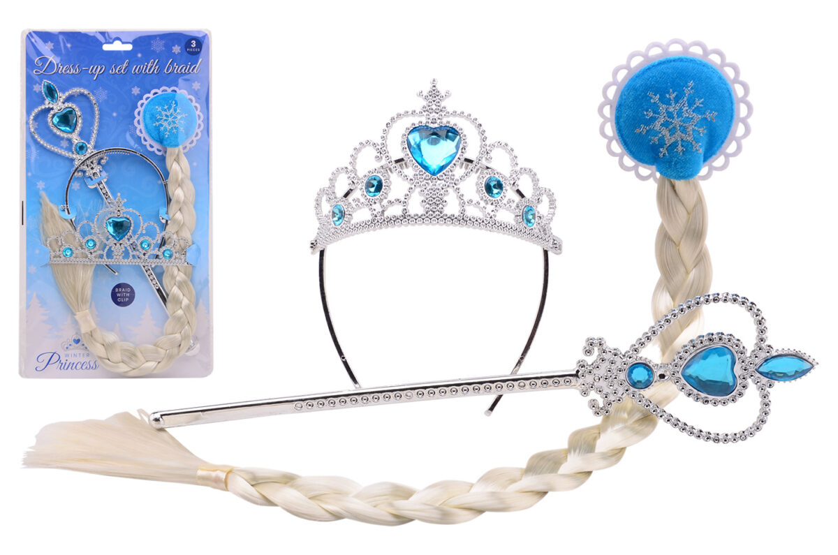 IJs princes haarclip met accessoires op kaart